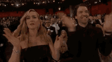 Oscars Kate Winslet GIF - Oscars Kate Winslet Clapping GIFs