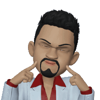 a cartoon man with a beard is covering his ears with his fingers