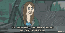 you should put that on a podcast so i can unsubscribe dont care not amused not interested