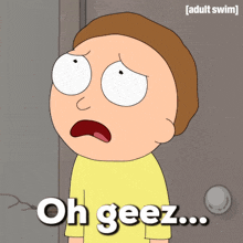 Oh Geez Rick And Morty GIF - Oh Geez Rick And Morty Morty GIFs