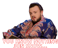 You Know Nothing Jon Snow Got Sticker - You Know Nothing Jon Snow You Know Nothing Jon Snow Stickers