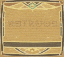 a tv screen with a geometric design and the word metronome