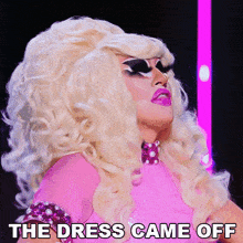 The Dress Came Off Trixie Mattell GIF - The Dress Came Off Trixie Mattell Queen Of The Universe GIFs