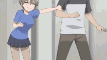 uzaki chan annoying fist bumping anime