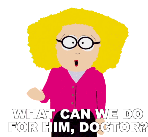 What Can We Do For Him Doctor Principal Victoria Sticker - What Can We Do For Him Doctor Principal Victoria South Park Stickers