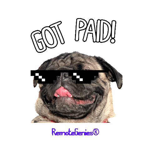 Got Paid Dog Sticker - Got Paid Dog Dudoy Stickers