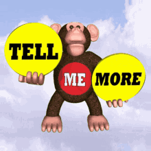 Tell Me More Talk To Me GIF - Tell Me More Talk To Me Monkey GIFs