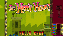 a video game called the happy hour is being played
