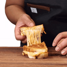 cheese pull lovefoodmore with joshua walbolt cheese stretch so cheesy grilled cheese sandwich