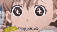 Anime Disappointed GIF - Anime Disappointed Sparky Eyes GIFs