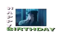 a happy birthday card with a picture of a girl and the words happy birthday