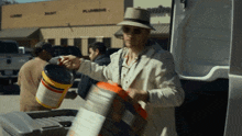 Carrying Stuff To The Trunk The Killer GIF - Carrying Stuff To The Trunk The Killer Michael Fassbender GIFs