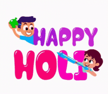 Happy Holi Holidays GIF - Happy Holi Holidays Paint Splat GIFs