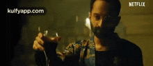 Offering Wine In Glass Fahadh Faasil GIF - Offering Wine In Glass Fahadh Faasil Irul GIFs