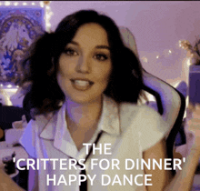 Critters For Dinner Happy Dance GIF - Critters For Dinner Happy Dance Comedy Podcast GIFs