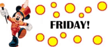 Friday Mickey Mouse GIF - Friday Mickey Mouse Disney GIFs