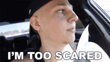 Im Too Scared Conner Bobay GIF - Im Too Scared Conner Bobay Worried GIFs