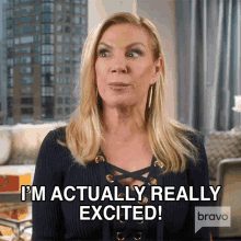 Im Actually Really Excited Ramona Singer GIF - Im Actually Really Excited Ramona Singer Real Housewives Of New York GIFs