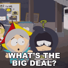 Whats The Big Deal Mysterion GIF - Whats The Big Deal Mysterion Kenny Mccormick GIFs