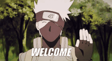 Welcome Anime GIF - Welcome Anime Kakashi GIFs