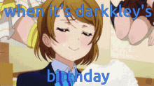 Hanayo Koizumi Birthday GIF - Hanayo Koizumi Birthday Darkkley GIFs