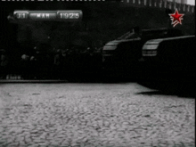 a black and white photo with a red star and the date 19/15