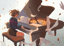 Playing Instrument Piano GIF - Playing Instrument Piano Musical Instrument GIFs