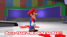 Smg4 Mario GIF - Smg4 Mario Yeah The Meme Games GIFs