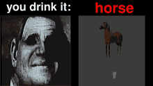 Mr Incredible Horse GIF - Mr Incredible Horse You Drink It GIFs