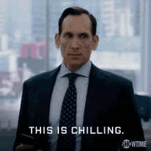 This Is Chilling Eye Roll GIF - This Is Chilling Eye Roll Billions Gif GIFs