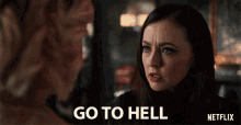 Go To Hell Katharine Isabelle GIF - Go To Hell Katharine Isabelle Vera Stone GIFs