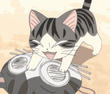 Cat Omamori Himari GIF - Cat Omamori Himari Cute GIFs