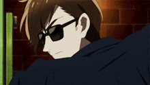 a cartoon character wearing sunglasses and a hoodie