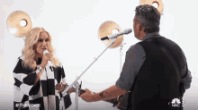 Singing Gwen Stefani GIF - Singing Gwen Stefani Blake Shelton GIFs
