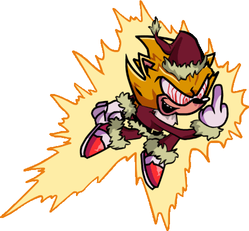 Fleetway Super Sonic Sticker - Fleetway Super Sonic Fnf - Discover & Share  GIFs