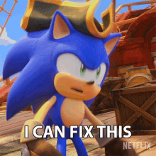 i can fix this sonic the hedgehog sonic prime i can repair this i have a solution