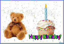 happy birthday happy birthday wishes teddy bears gif