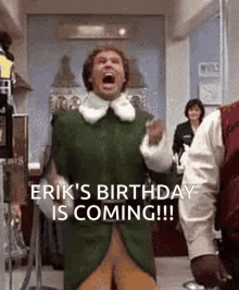 Birthday Erik GIF - Birthday Erik Buddy The Elf GIFs