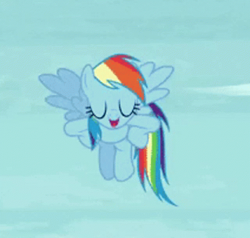 rainbow dash flying sprite gif