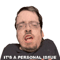 It'S A Personal Issue Ricky Berwick Sticker - It'S A Personal Issue Ricky Berwick Therickyberwick Stickers