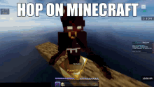 Hop On Minecraft Minecraft GIF - Hop On Minecraft Minecraft Block Clutch GIFs