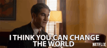 I Think You Can Change The World Darren Criss GIF