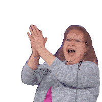 Clapping Karen Sticker - Clapping Karen Family Feud Canada Stickers