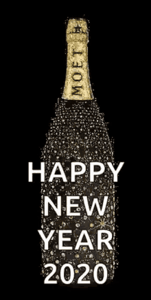 Happy New Year Wine GIF