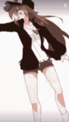 a drawing of a girl with a mask on her face .