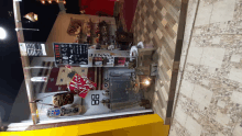a store front with a sign that says " open " on it