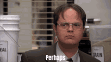 Dwight Schrute Perhaps GIF - Dwight Schrute Perhaps GIFs