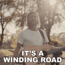 Its A Winding Road Dierks Bentley GIF - Its A Winding Road Dierks Bentley Gold Song GIFs