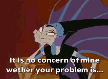 Yzma The Emperors New Groove GIF - Yzma The Emperors New Groove Not My Problem GIFs