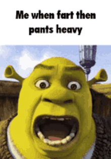 When Fart Then Pants Heavy Shrek GIF